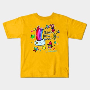 Rainbow Easter brew Kids T-Shirt